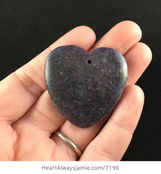 Heart Shaped Lepidolite Stone Jewelry Pendant - #Id3ruj5WHlA-1