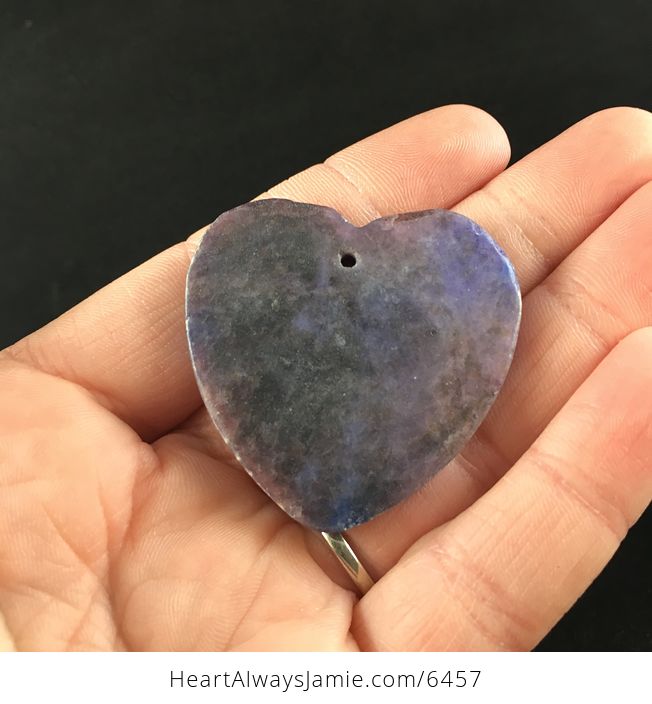 Heart Shaped Lepidolite Stone Jewelry Pendant - #P8fcWsdwYDE-6