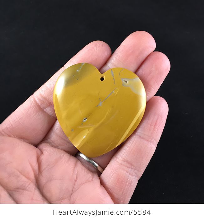 Heart Shaped Mookaite Stone Jewelry Pendant - #cmDcL1btv38-1