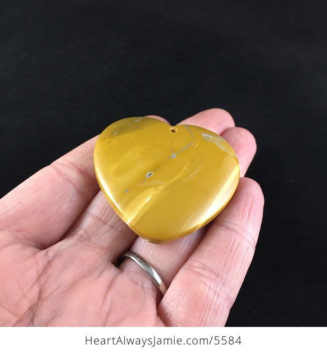 Heart Shaped Mookaite Stone Jewelry Pendant - #cmDcL1btv38-2