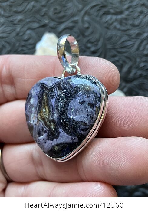 Heart Shaped Opalized Fluorite Tiffany Stone and Crystal Stone Jewelry Pendant - #6HzUqleu5GA-4