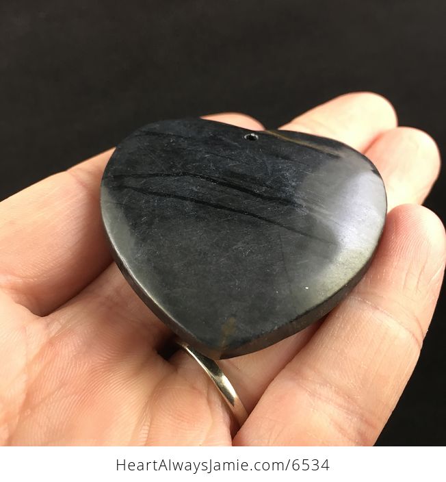 Heart Shaped Picasso Jasper Stone Jewelry Pendant - #0vvXbfKWvD0-2