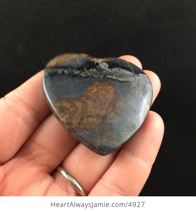 Heart Shaped Picasso Jasper Stone Jewelry Pendant - #PCywNOTI9zk-2