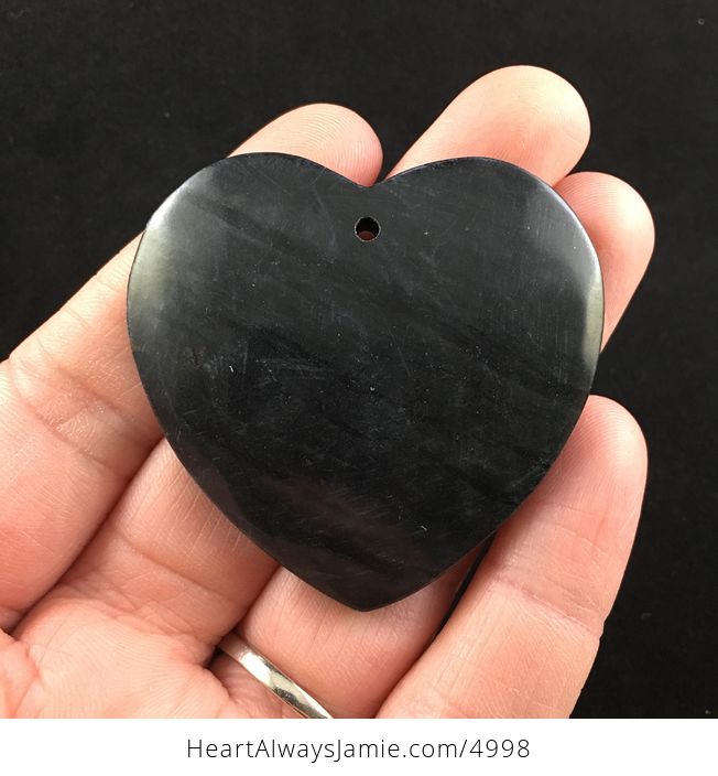 Heart Shaped Picasso Jasper Stone Jewelry Pendant - #u5fdUGUEkbw-1
