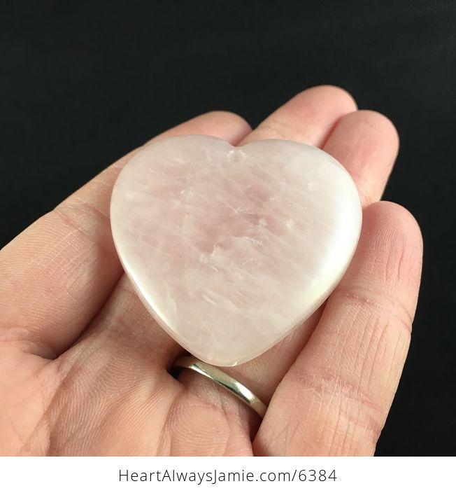 Heart Shaped Pink Rose Quartz Stone Pendant Jewelry - #Gx7k4ghZtYs-2