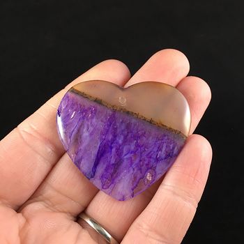 Heart Shaped Purple Drusy Stone Jewelry Pendant #cLrtbKuuZZc