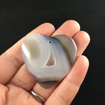 Heart Shaped Scenic Agate Stone Jewelry Pendant #9VN7vOBtWTI