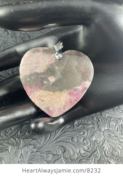 Heart Shaped Unicorn Stone Crystal Jewelry Pendant - #pYVo7o8UKKM-6