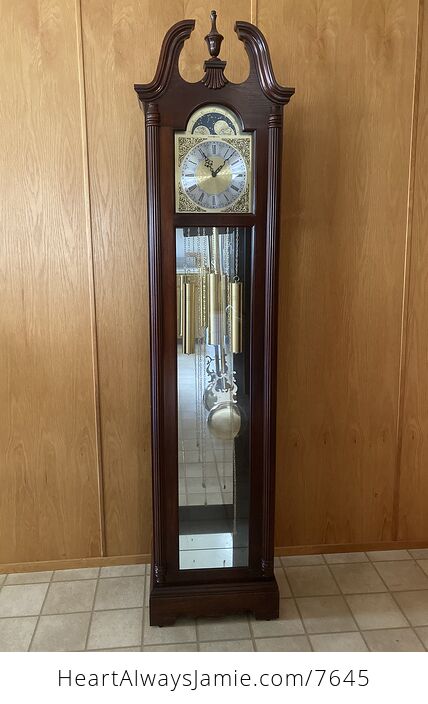 Howard Miller Nottingham Quartz Grandfather Clock 610 733 - #M6hiRjow81I-1