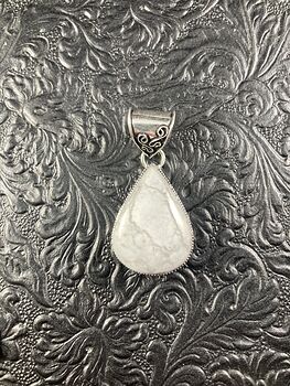 Howlite Crystal Stone Jewelry Pendant #JQELOZx7Lc8