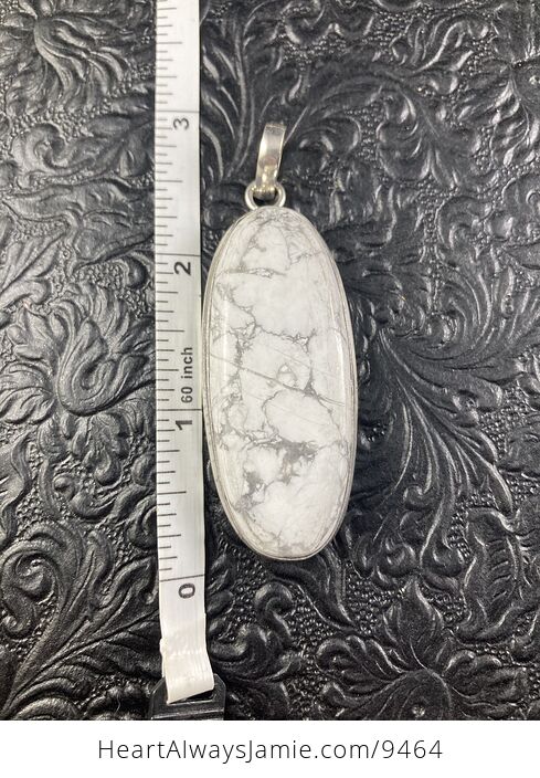 Howlite Crystal Stone Jewelry Pendant - #5fCur1XQXbQ-2