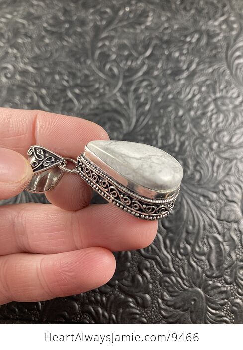 Howlite Crystal Stone Jewelry Pendant - #JQELOZx7Lc8-2