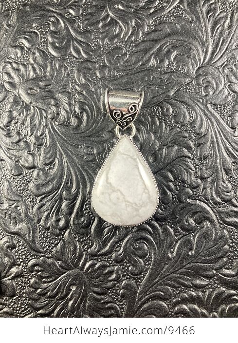 Howlite Crystal Stone Jewelry Pendant - #JQELOZx7Lc8-1