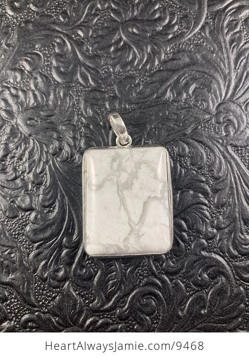 Howlite Crystal Stone Jewelry Pendant - #iqAMhrXfzFo-1