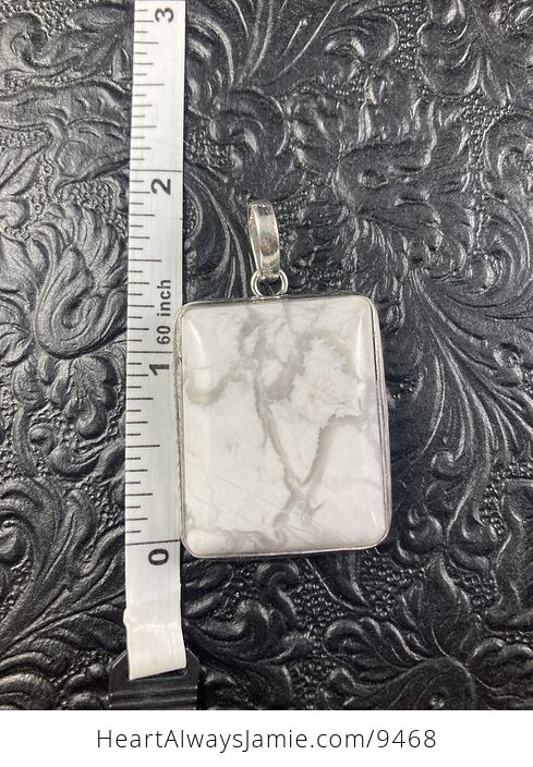 Howlite Crystal Stone Jewelry Pendant - #iqAMhrXfzFo-2