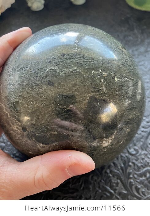 Huge Green Marble Stone Crystal Sphere - #3DaNBbH8mxE-10