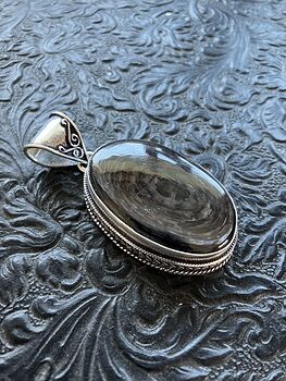 Hypersthene Stone Crystal Jewelry Pendant #4mAnnuQaWG8