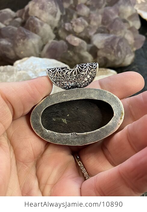 Hypersthene Stone Crystal Jewelry Pendant - #FGthPXanoP0-5