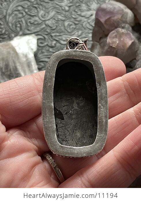 Hypersthene Stone Crystal Jewelry Pendant - #oZLfPhAejeg-5