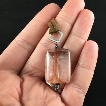Icy Quartz Stone Jewelry Pendant Necklace #0X1wzJxDyBo
