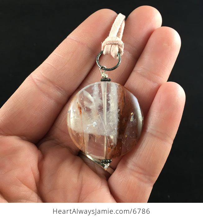 Icy Quartz Stone Jewelry Pendant Necklace - #XkLVn5PdZF4-1