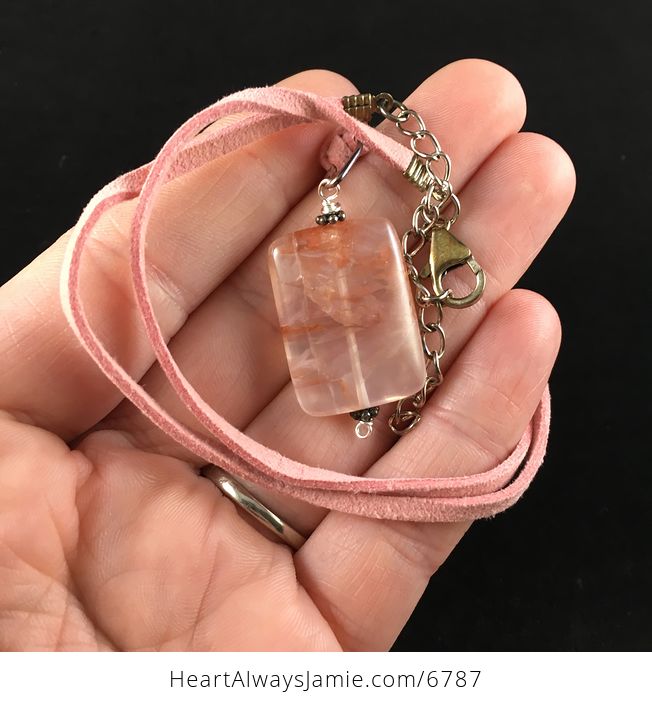 Icy Quartz Stone Jewelry Pendant Necklace - #f5pKqaj84ck-1