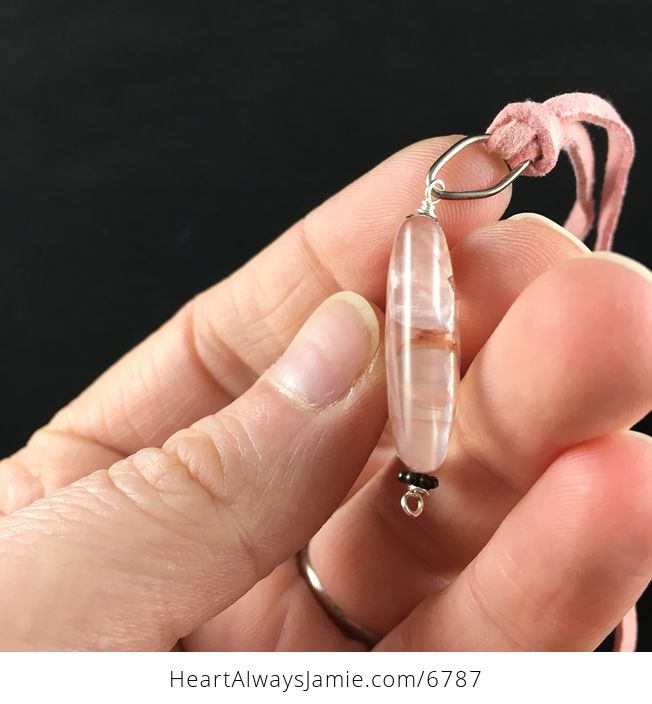 Icy Quartz Stone Jewelry Pendant Necklace - #f5pKqaj84ck-4