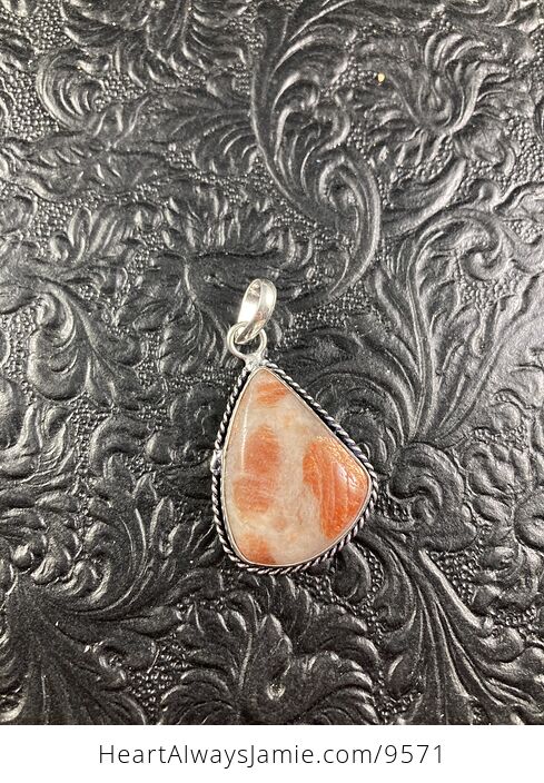 Imperfectly Beautiful Sunstone Crystal Jewelry Pendant - #BBUvMBkXXWY-1