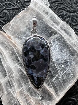 Indigo Gabbro Mystic Merlinite Gemstone Crystal Jewelry Pendant #5Q6T8JLuLkQ