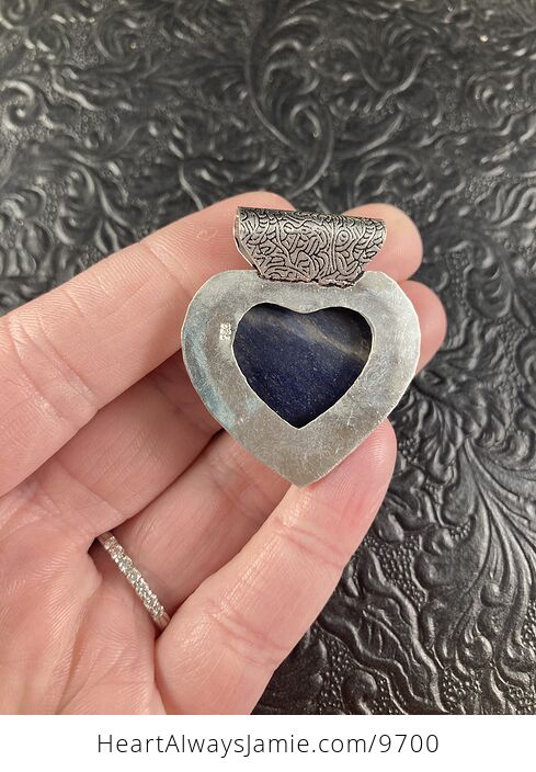 Iolite Heart Crystal Stone Jewelry Pendant - #R1gjtvLdKG4-5