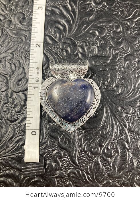 Iolite Heart Crystal Stone Jewelry Pendant - #R1gjtvLdKG4-6