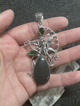 Jasper and Green Stone Fairy Crystal Jewelry Pendant #ZrMY6gczfaY