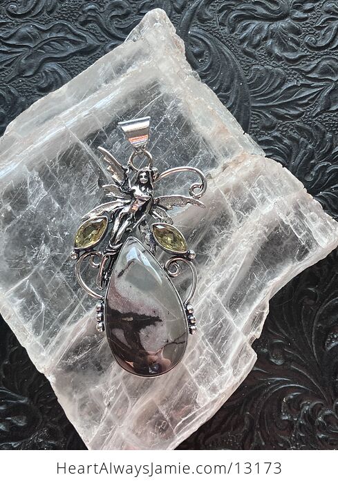 Jasper Fairy Pendant Stone Crystal Jewelry - #Cc7BSSYp6Rc-2