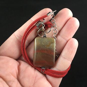 Jasper Stone Jewelry Pendant Necklace #yGzAEYq5LR4