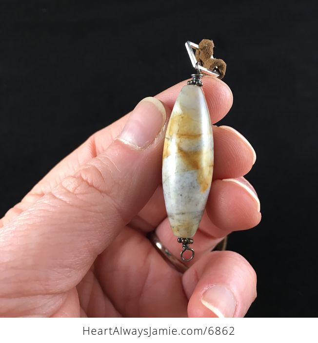 Jasper Stone Jewelry Pendant Necklace - #eeNcCFOQDe8-3