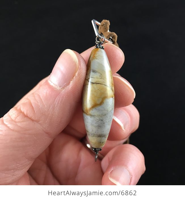 Jasper Stone Jewelry Pendant Necklace - #eeNcCFOQDe8-2