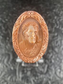 Jesus Stone Portrait Jasper Jewelry Pendant Ornament Mini Art #3m1aYuUaNoI