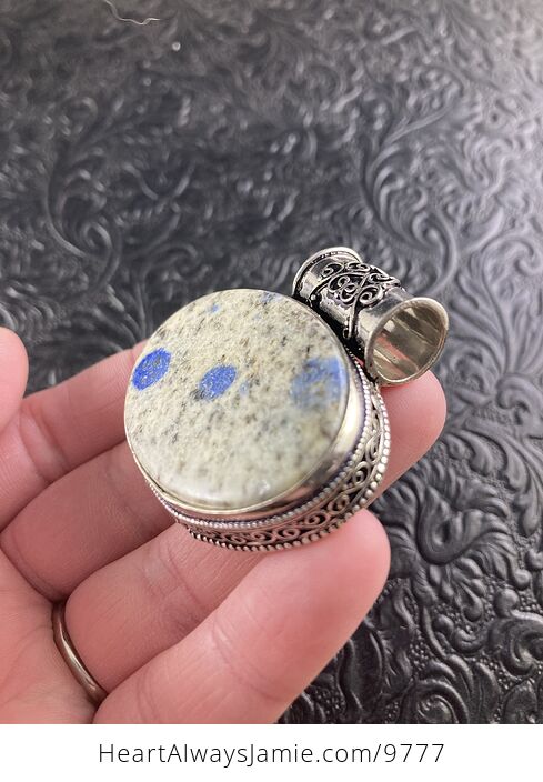 K2 Stone Granite Raindrop Azurite Crystal Stone Jewelry Pendant - #0BFbduXWerQ-4