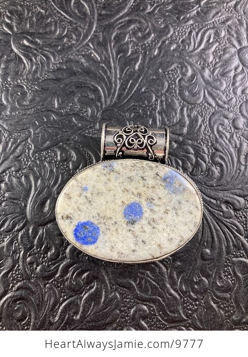 K2 Stone Granite Raindrop Azurite Crystal Stone Jewelry Pendant - #0BFbduXWerQ-1