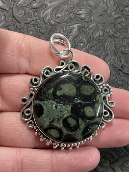 Kambaba Jasper Rhyolite Pendant #yT8oMMqyR1M