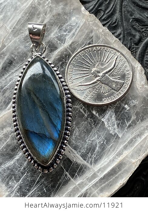 Labradorite Crystal Stone Jewelry Pendant - #2wHPIu38Gn4-10