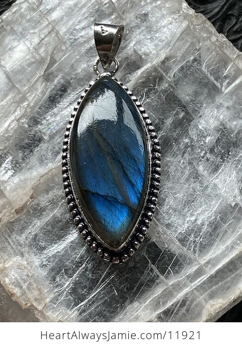 Labradorite Crystal Stone Jewelry Pendant - #2wHPIu38Gn4-1