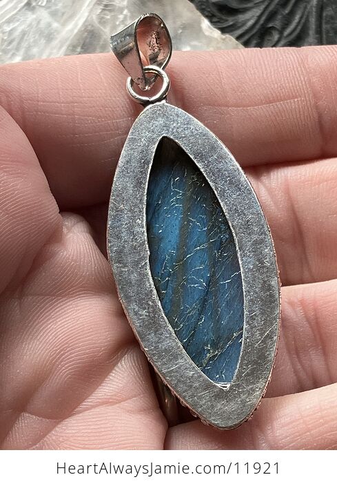 Labradorite Crystal Stone Jewelry Pendant - #2wHPIu38Gn4-8