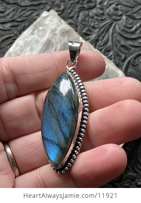 Labradorite Crystal Stone Jewelry Pendant - #2wHPIu38Gn4-6