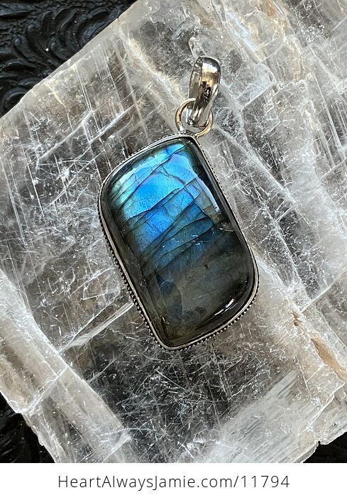 Labradorite Crystal Stone Jewelry Pendant - #32iT8Y09znk-1