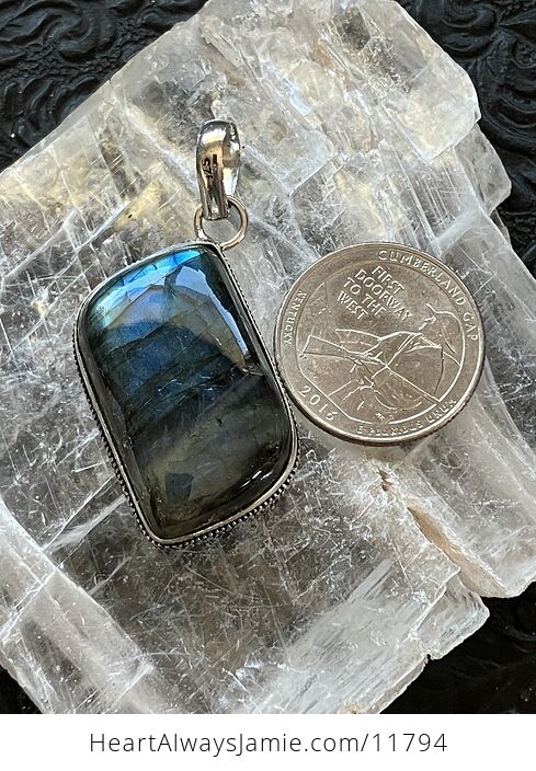 Labradorite Crystal Stone Jewelry Pendant - #32iT8Y09znk-7