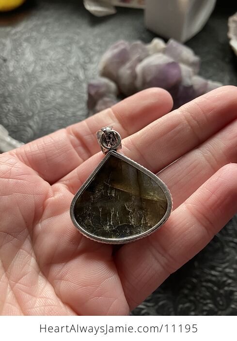 Labradorite Crystal Stone Jewelry Pendant - #A2M3YD2JO7o-7