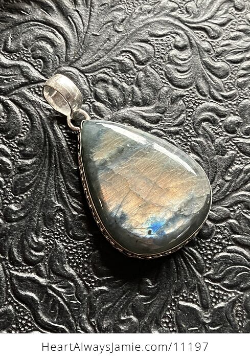 Labradorite Crystal Stone Jewelry Pendant - #oMbVESpAsV4-8