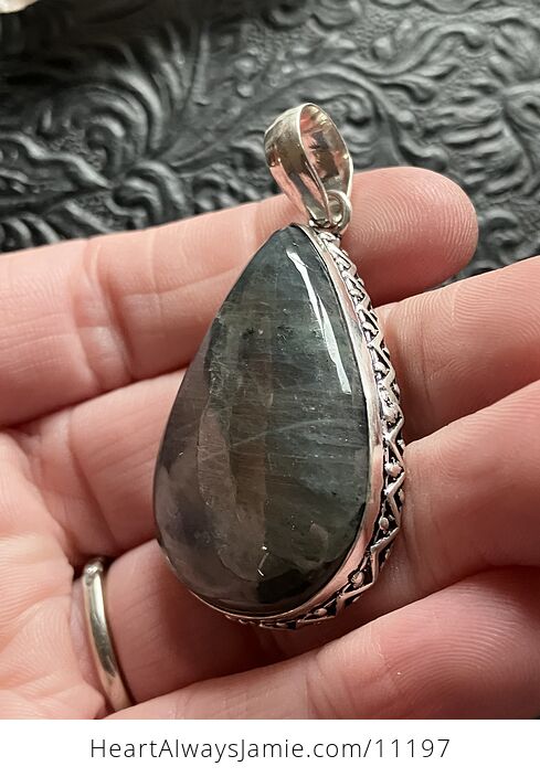 Labradorite Crystal Stone Jewelry Pendant - #oMbVESpAsV4-5