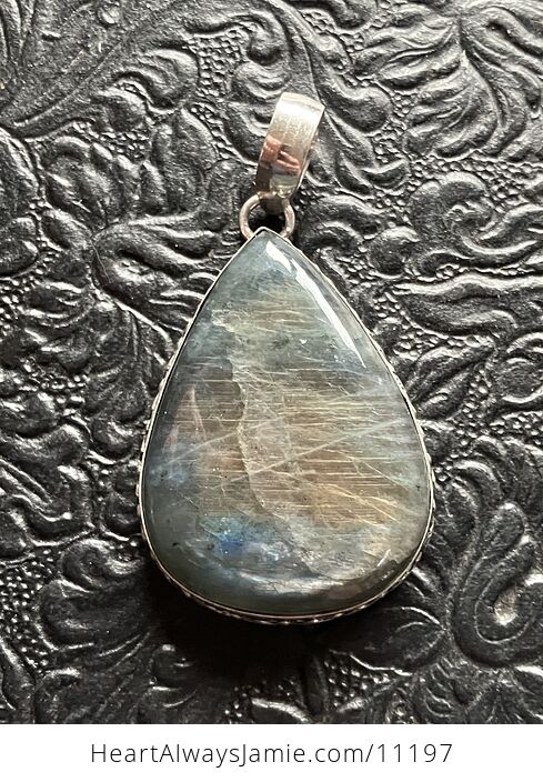 Labradorite Crystal Stone Jewelry Pendant - #oMbVESpAsV4-7